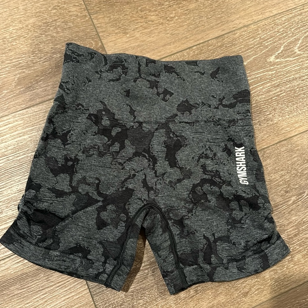 Camo Gymshark Biker Shorts